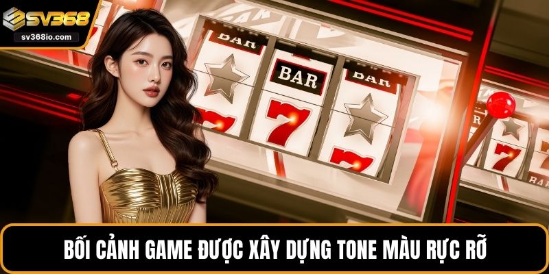 Bối cảnh game được xây dựng tone màu rực rỡ