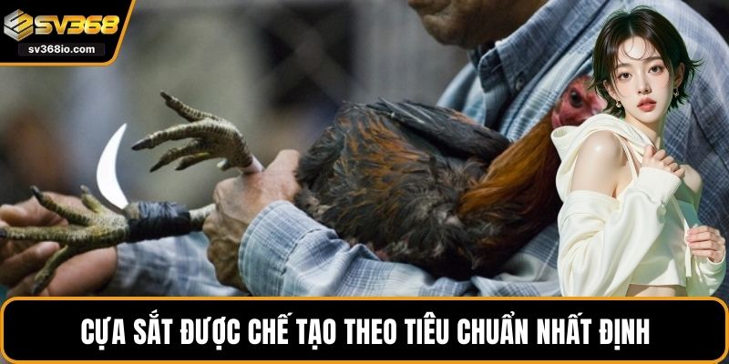 Cựa sắt được chế tạo theo tiêu chuẩn nhất định