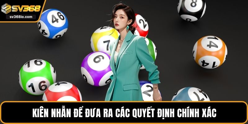 Kiên nhẫn để đưa ra các quyết định chính xác